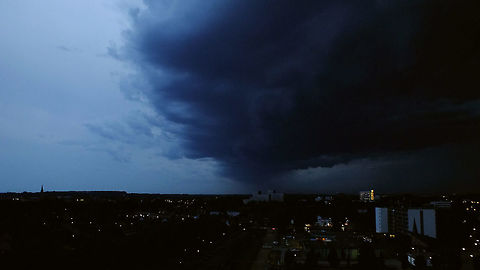 Stormy sky over Sittard Living on the 12th floor of an apartment building for a few month gave me a nice view on a storm rolling in over the town of Sittard (Netherlands). My storm photography skills need fine tuning still ;o) Cloud,Clouds,Geotagged,Netherlands,Sky,Storm
