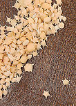Star Sand - Baculogypsina sphaerulata One of the rarest forms of sand, star sand, is a scientific marvel. Found on the Taketomi, Hatoma, and Iriomote islands of Japan, star sand is exactly what the name implies — small, millimeter-sized pieces of sand in the shape of stars.<br />
<br />
Each little star is the exoskeleton of small, single-celled organisms known as Foraminifera. This means that, though the sand is no longer alive, it once was part of a living organism in the Pacific Ocean. When Foraminifera die, their shells remain in the sea and the tide brings them ashore.<br />
<br />
*Specimen<br />
https://www.jungledragon.com/image/132713/star_sand_-_baculogypsina_sphaerulata.html<br />
https://www.jungledragon.com/image/132715/star_sand_-_baculogypsina_sphaerulata.html<br />
https://www.jungledragon.com/image/132714/star_sand_-_baculogypsina_sphaerulata.html Baculogypsina sphaerulata,Geotagged,Spring,Star Sand,United States