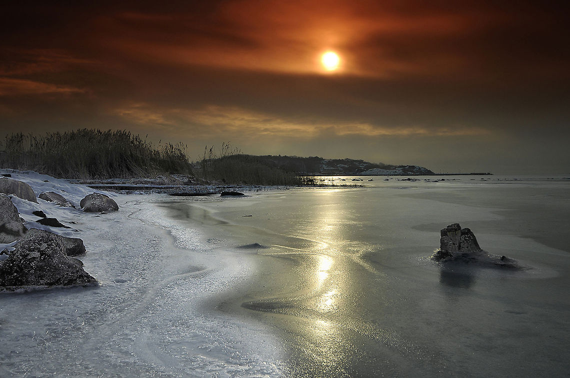 Sunset Askim,G&ouml;teborg.NikonD300,Nikkor28-105,Cokin filter Geotagged,Göteborg,Landscapes,Sweden