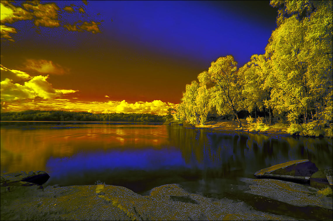 Infra20Y Sisj&ouml;-Gothenburg.Infrared Geotagged,Infrared,Sweden