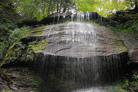 Pennsylvania waterfall Late summer and stumbling upon this beautiful waterfall was a delight. Unfortunately, I don't remember the exact location, other than I was in south-west Pennsylvania.  Buttermilk Falls,Geology,Geotagged,North America,United States,Waterfall,pennsylvania,summer