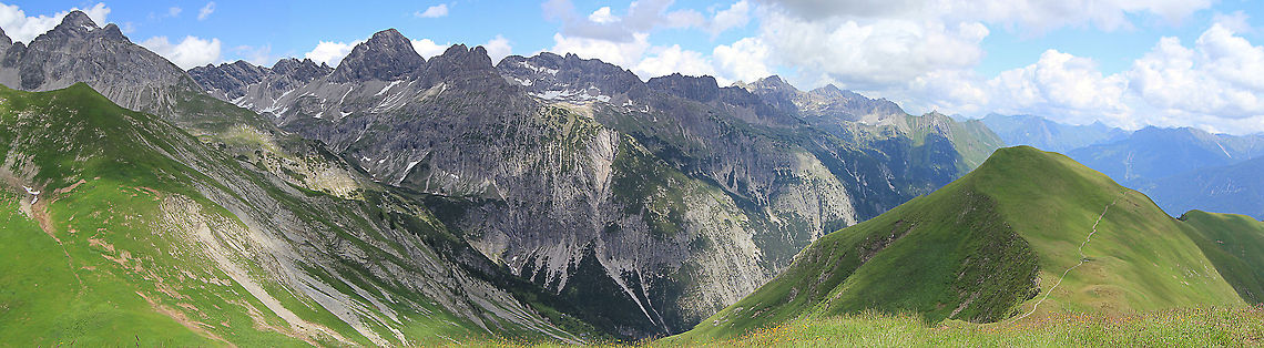 Lechtal alps Austria  Austria,Geotagged,Lechtal,Panorama