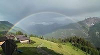 Complete rainbow A complete rainbow in the Alps. Austria,Geotagged,Lechtal,Rainbows