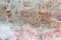 Nuevo Tolima 7 The wall paintings that were discovered over the past 10-12 years in this previously FARC controlled area. Ancient Wall Paintings,Colombia,San Jos&eacute; del Guaviare