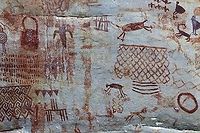 Nuevo Tolima 6 The wall paintings that were discovered over the past 10-12 years in this previously FARC controlled area. Ancient Wall Paintings,Colombia,San Jos&eacute; del Guaviare