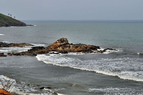 A view of the Vagator beach, Goa A view of the Vagator beach, Goa. Geotagged,India