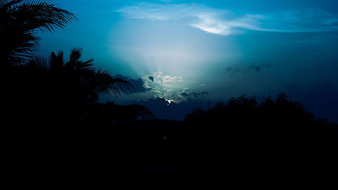 Blue Sunset A blue sunset captured near by ECR beach at Chennai Sunset. Blue sunset