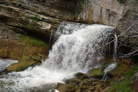 Point forks waterfall, Ontario, Canada waterfall from  a park called point forks in ontario canada  waterfall