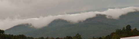 Sleepy Mountain Peters Mountain in Giles County, Virginia Geotagged,United States,clouds