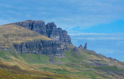Old Man of Stor or just Stor Isle of Skye Scotland Beautiful rock formation at the north end of the Isle of Skye on the Trotternish peninsula Fall,Geotagged,Scotland,Stor,Trotternish,United Kingdom