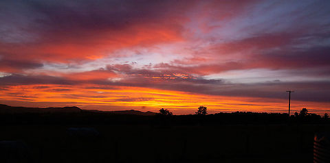 Sunrise Over Farmstay  Australia,Geotagged,Summer