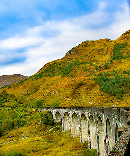 Glenfinnan Harry Potter Hills Geotagged,Summer,United Kingdom