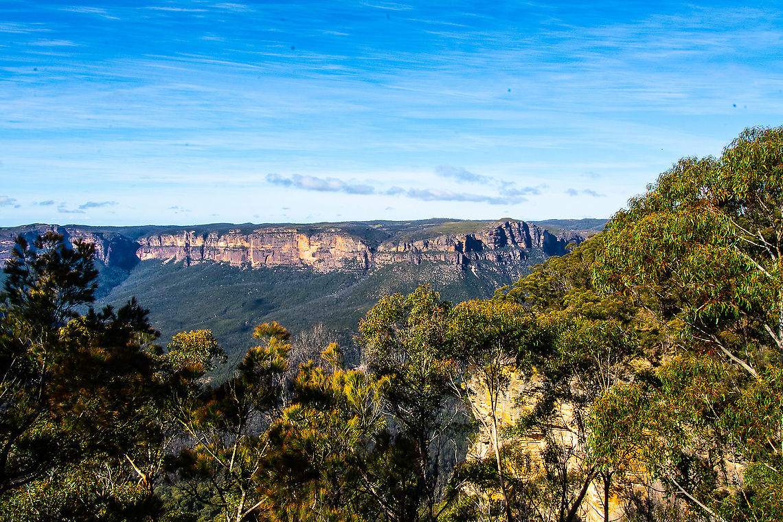 From Perry's Lookdown Blackheath A magnificent vista that can&#039;t be caught adequately by painting with light Australia,Fall,Geotagged