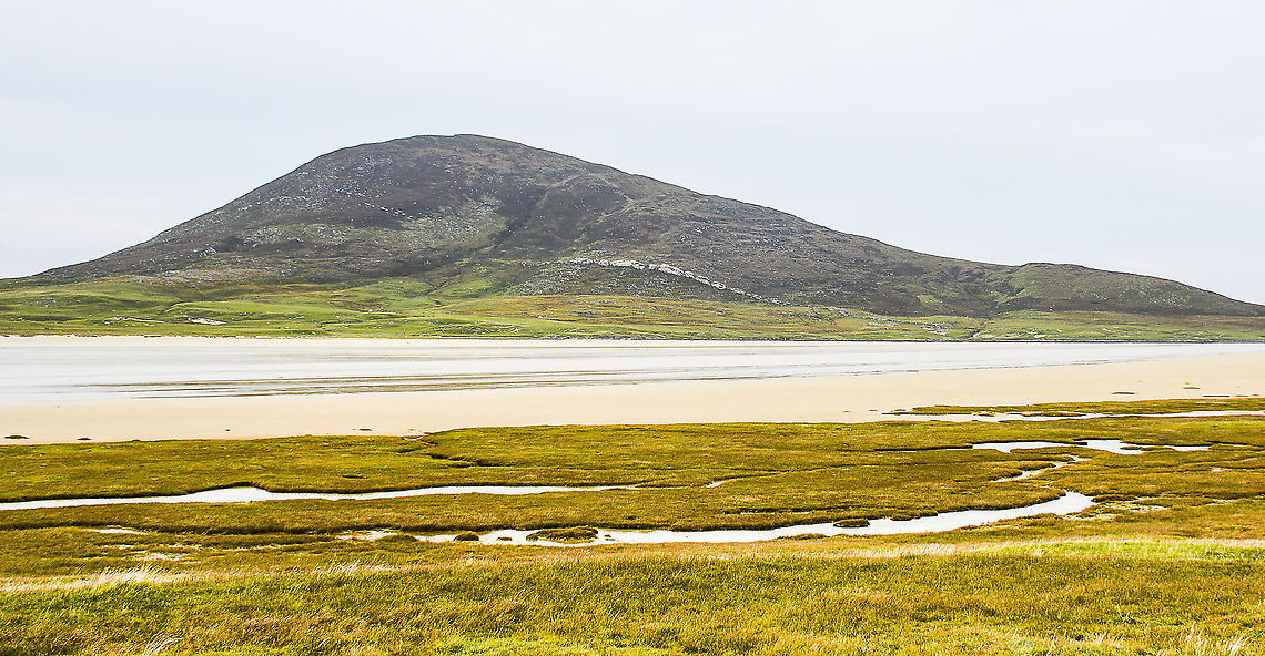 Luskentyre Beach - South Harris Scotland Even on a dull day this beach is truly beautiful Fall,Geotagged,United Kingdom