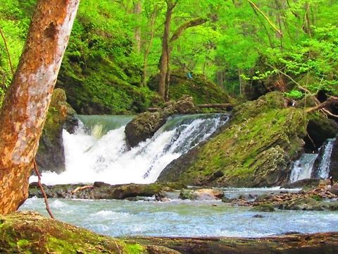 waterfall  waterfall