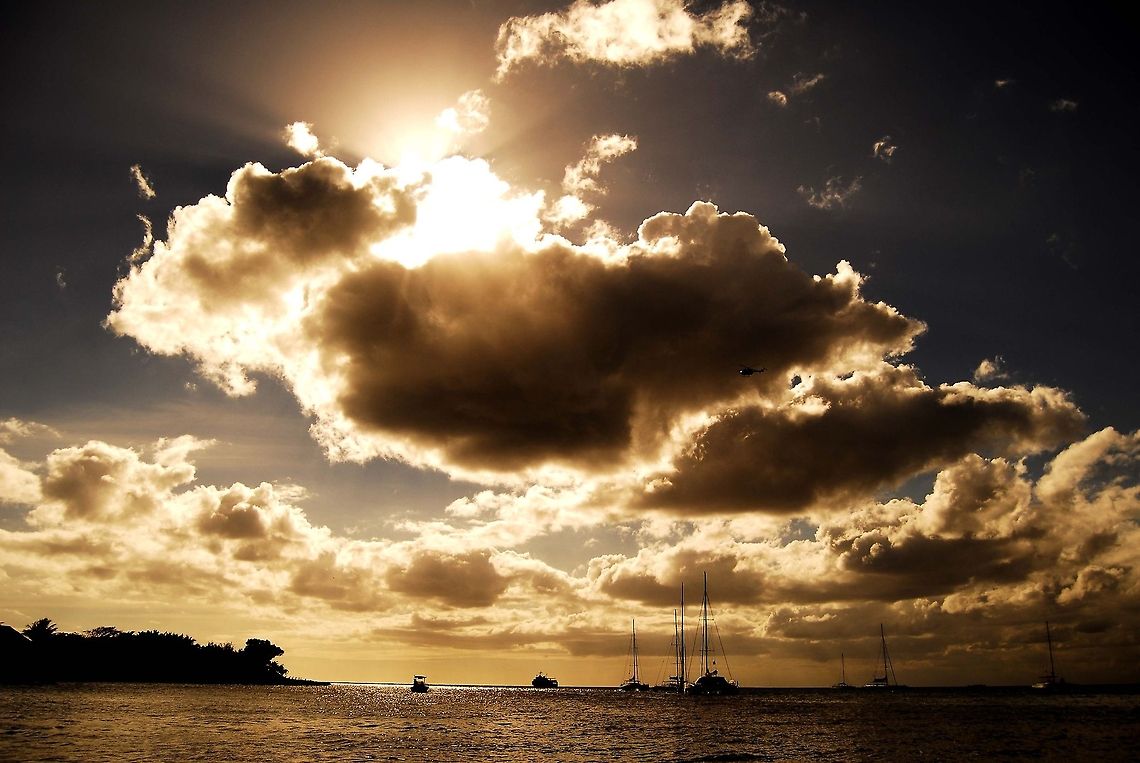 Bayahibe sunset. Bayahibe sunset.<br />
 Dominican Republic,Geotagged,boats,clouds,sea,sunset