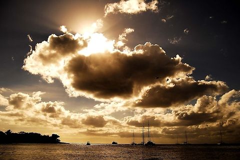 Bayahibe sunset. Bayahibe sunset.
 Dominican Republic,Geotagged,boats,clouds,sea,sunset
