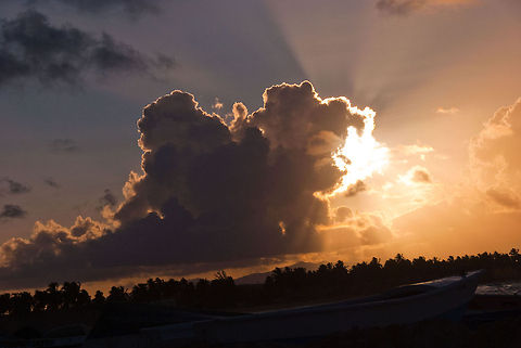 Sunset at Macao.  Dominican Republic,Geotagged,sunset