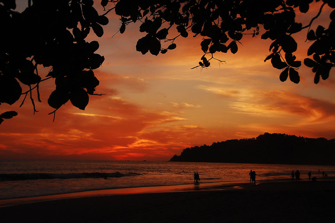 Sunset in Costa Rica  Costa Rica,Dominican Republic,Geotagged,sunset