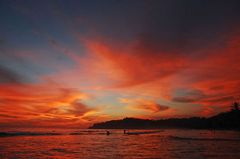 Sunset at Playa Jacó. Costa Rica.  Costa Rica,Geotagged
