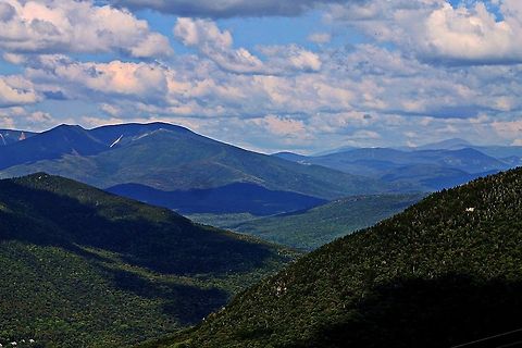 View_From_the_Top_of_Loon_10-HDR View from the top of Loon Mountain, Jackson, New Hampshire mountains,nature,trees