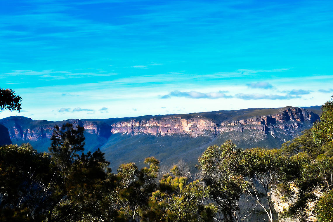 View from Anvil Rock Blue Mountains NSW Australia  Australia,Fall,Geotagged