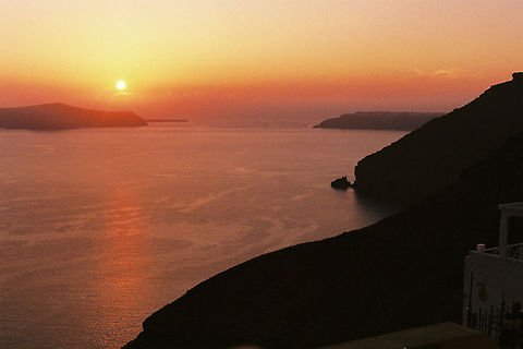 Greece sunset  Geotagged,Greece,sunset