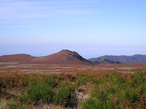 Madeira landscape Vegetation, mountaing ranges and the sky in Madeira. Europe,Landscapes,Madeira,Portugal