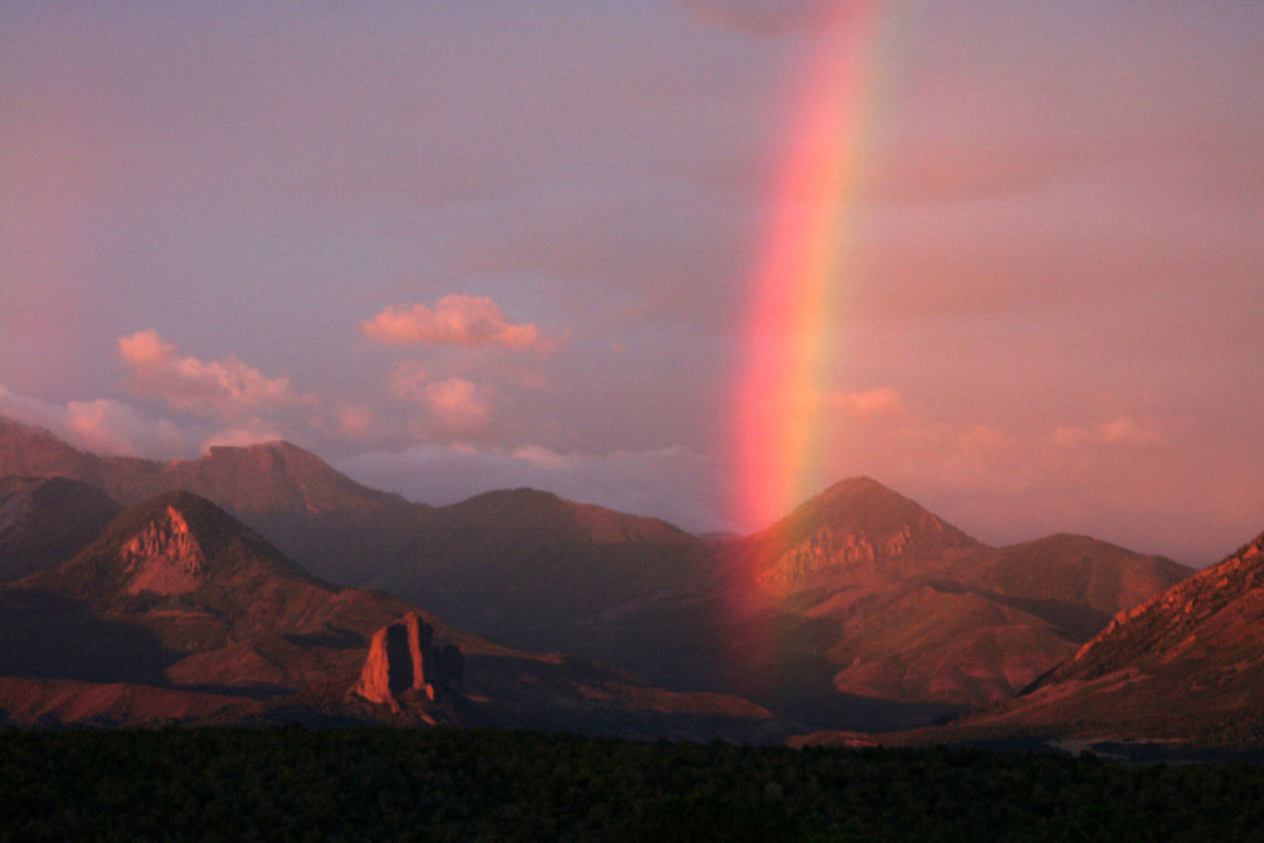 West Elk Mountains   Geotagged,Rainbows,United States