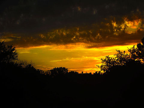 sunset my backyard shooting sunset