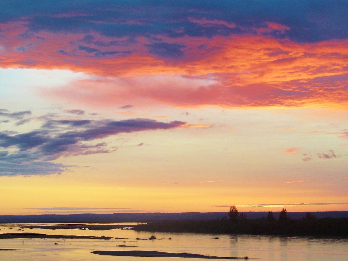 Electric Sunset Alaska Sunset
