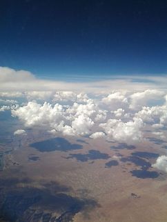 Ground from above Area Near grand Canyon. Geotagged,United States