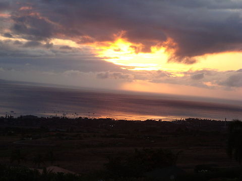 Sunset over Maui  Geotagged,United States