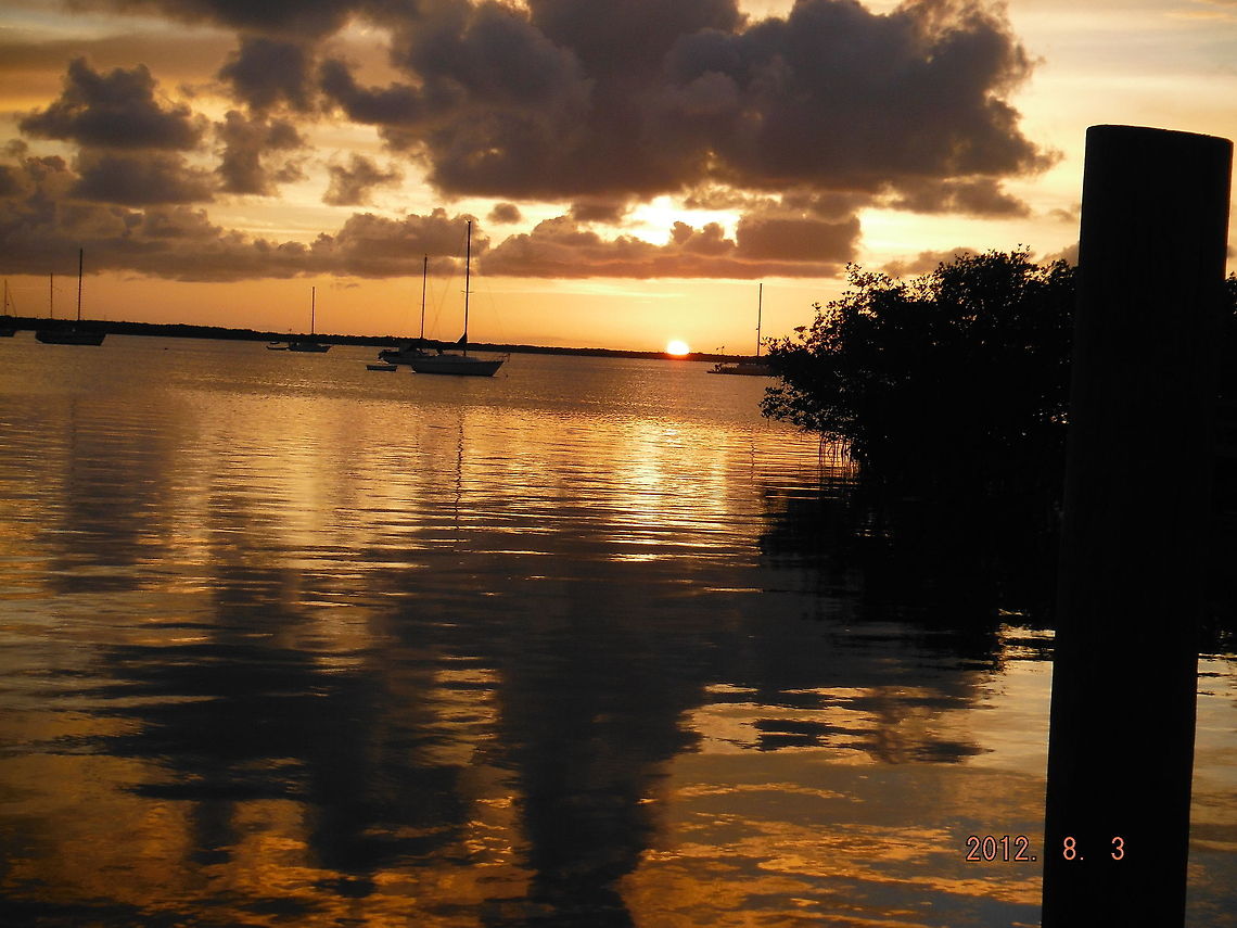 Amazing sunset over the ocean  Geotagged,United States