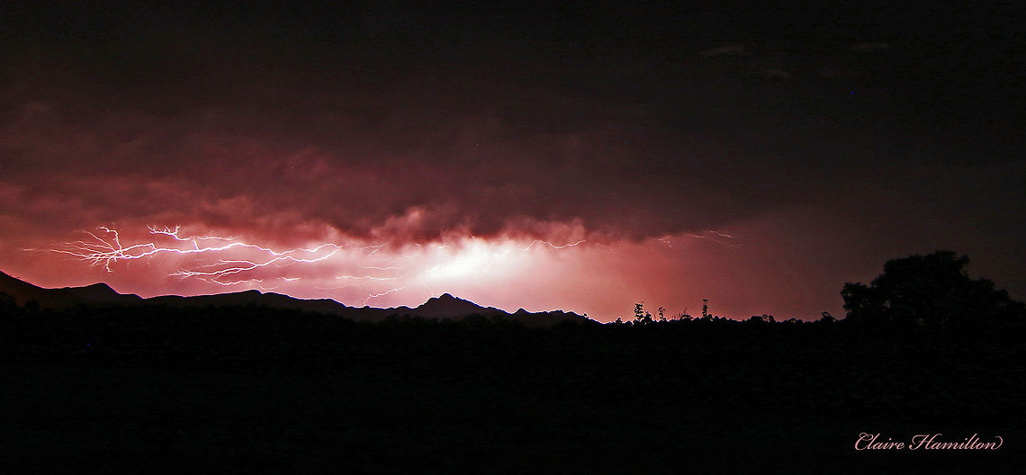 Nature's Fury Wild electrical storm over the Western Cape, South Africa Geotagged,South Africa,landscapes,lightning,south africa,weather