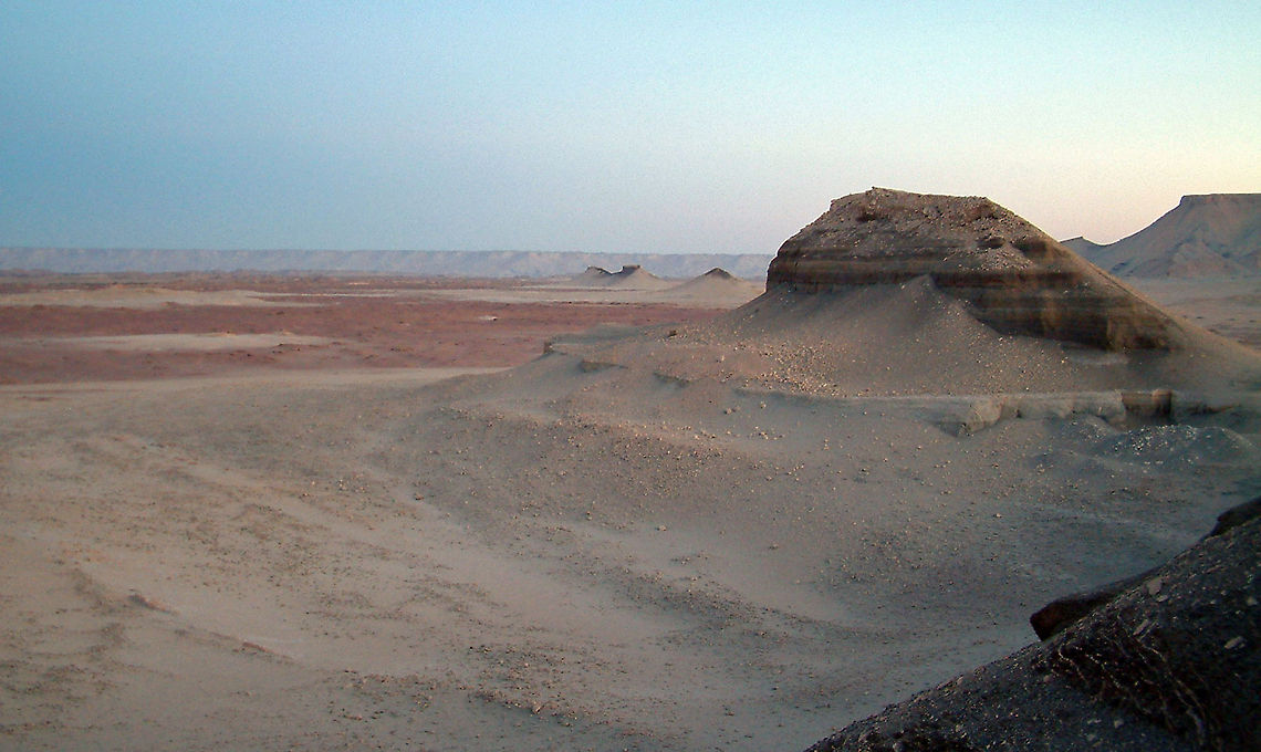 White Desert, Egypt A surreal location, miles of nothingness interspersed with giant rock formations created by the winds slowly eroding the mountains. Surprisingly (for me) there were seashells on the top of these formations. I am no archeologist or whatever the correct term is but this goes to prove that centuries ago, this desert was under the sea. Egypt,Geotagged,Mountains,desert,egypt,landscapes
