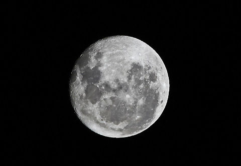 The moon I wasn't sure at first if this was covered in the criteria, but then I figured that the moon is a powerful force that affects the whole of nature and so I hope you will allow it!
This is the first time I have attempted this and after fiddling with every single control on the camera, using a tripod and the timer, I managed to get this.
It is not perfect so if anyone can give me any pointers I would be very grateful.Actually, looking at it and the little dot at 1 o'clock..  think it looks more like a melon! Geotagged,Moon,South Africa,Summer