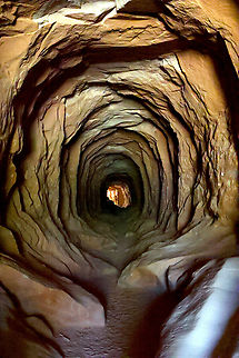 Belly of the Dragon The name alone compelled us to stop and take a look. It is a carved tunnel that goes under Highway 89 about 16 miles north of Kanab, Ut. It is used as a drainage line for the upper canyons that feed into the North Fork River. Geotagged,United States
