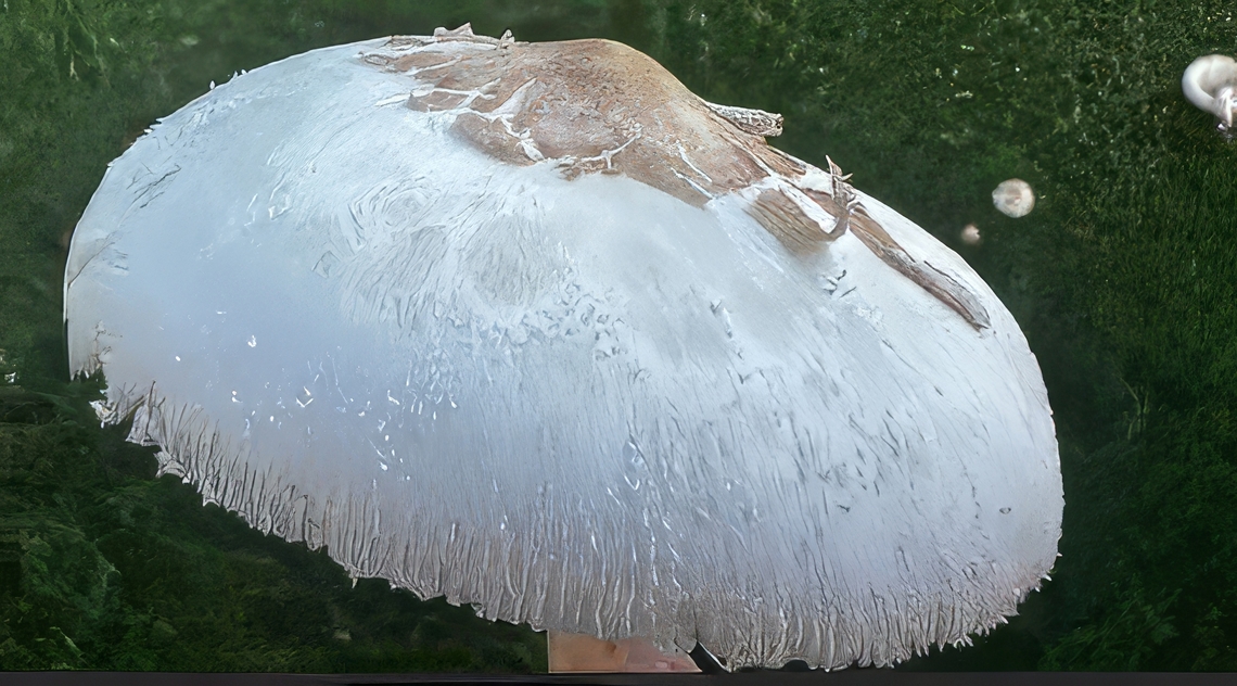 False Parasol mushroom (Chlorophyllum molybdites) Also commonly known as the vomiter Chlorophyllum molybdites,Geotagged,Green-spored parasol,United States