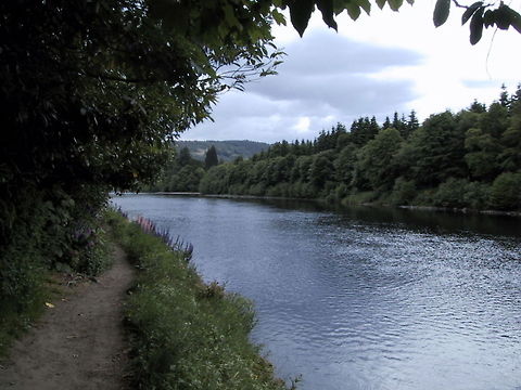 Scottish River A River runs through Scotland. Taken near Creiff, Perthshire. River
