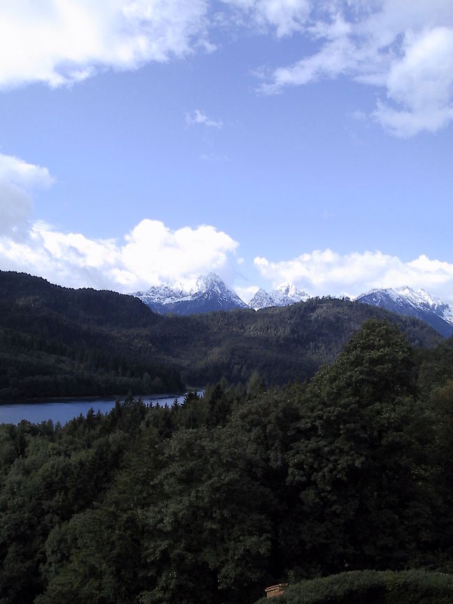 Bavarian Lake in the Mountains A mountain lake set amongst Forest and Mountains. Bavaria,Forest,Lake,Mountains
