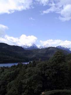 Bavarian Lake in the Mountains A mountain lake set amongst Forest and Mountains. Bavaria,Forest,Lake,Mountains