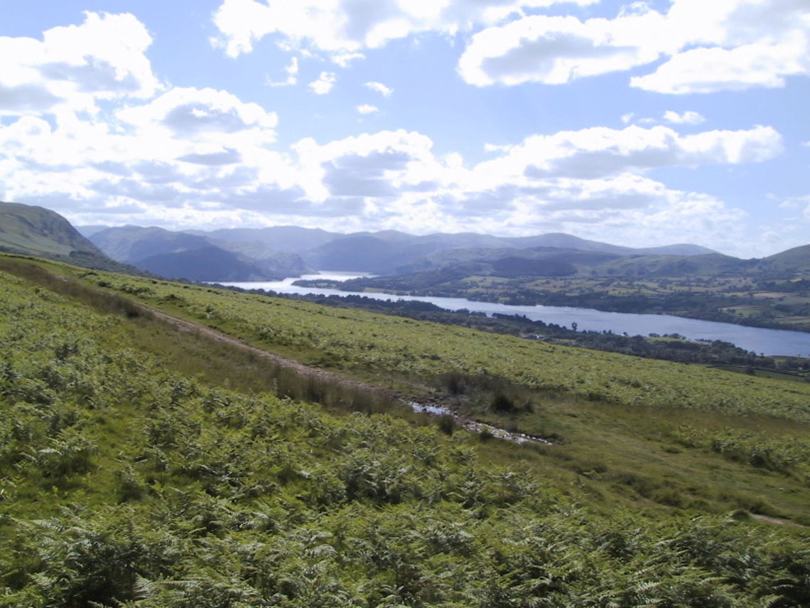 Moorland Moorland above Coniston Water, Lake District Lake District,Moorland