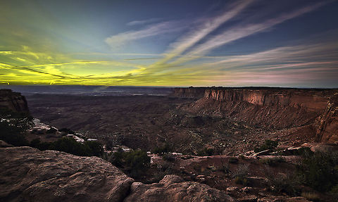 Canyonlands National Park Sunrise at the beautiful Canyonlands National Park - Utah. Sunrise
