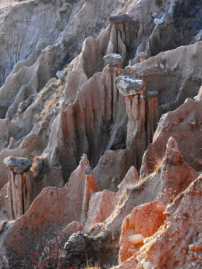 The Stob Pyramids  Bulgaria,Geotagged,Sandstone Pyramids