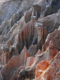 The Stob Pyramids  Bulgaria,Geotagged,Sandstone Pyramids