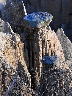 The Stob Pyramids at sunset  Bulgaria,Geotagged,Sandstone Pyramids