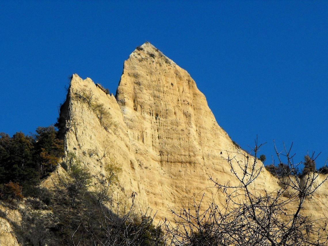 Rozhen sandstone pyramids close-up  Bulgaria,Fall,Geotagged,Rozhen Monastery,Sandstone Pyramids
