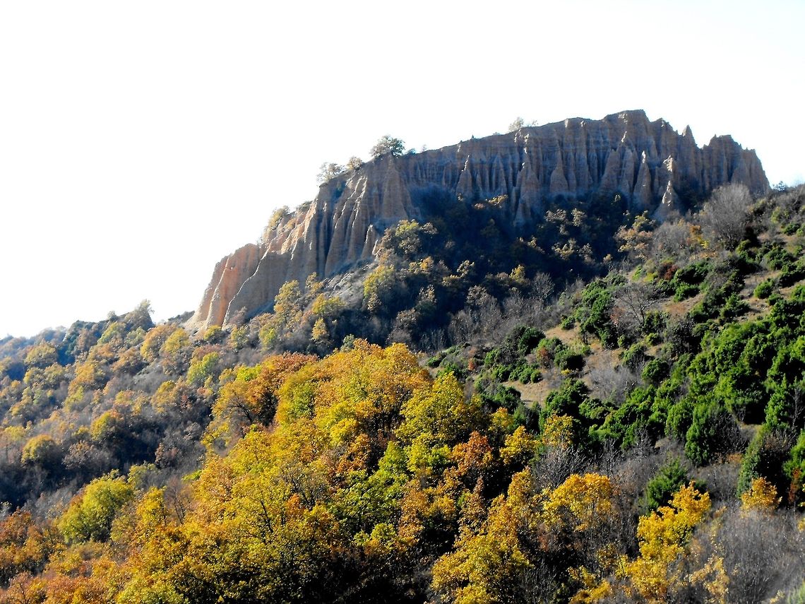 Rozhen monastery sandstone pyramids  Bulgaria,Fall,Geotagged,Landscapes,Rozhen Monastery,Sandstone Pyramids,landscape