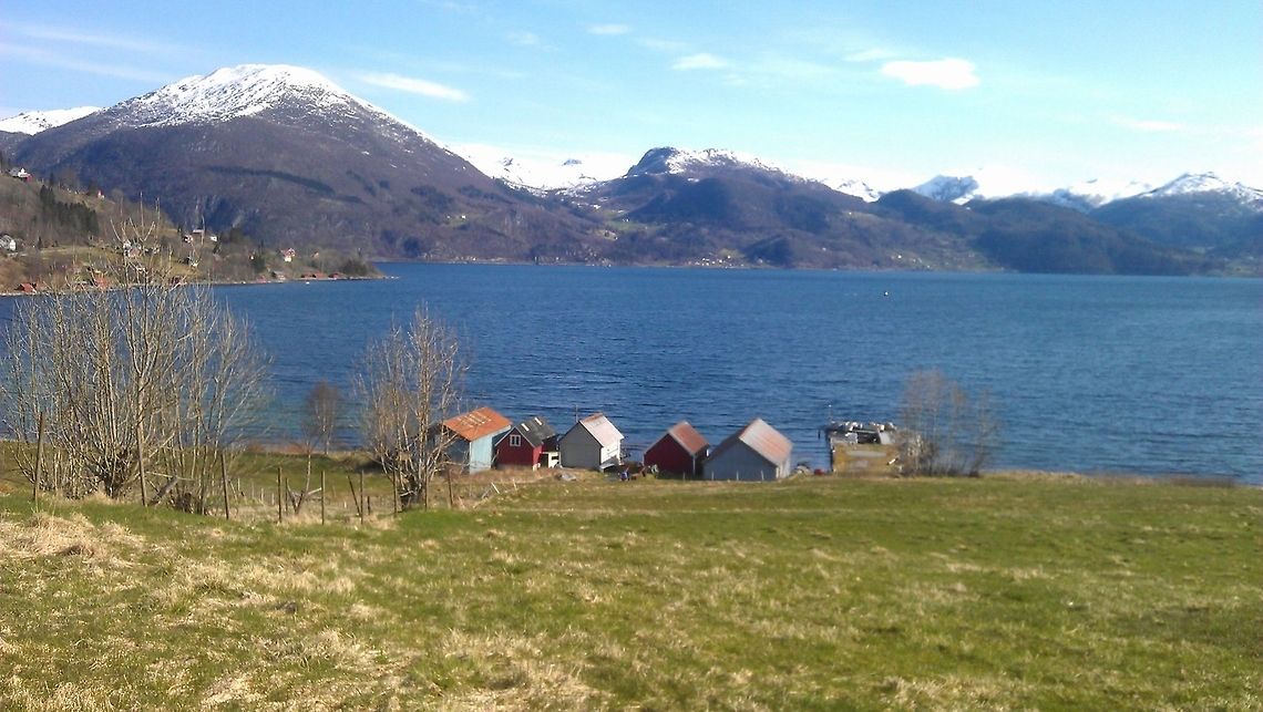 Norfjord, Norway in all it's glory A spectacular view towards one of Norways many fjords, this is Nordfjord. Along Nordfjord there are many local villages, and the place were this picture is taken is called Davik. Many people has their boathouses along this fjord and has their livelyhood here. Geotagged,Nordfjord,Norway,boathouse,fjord,landscape,nature